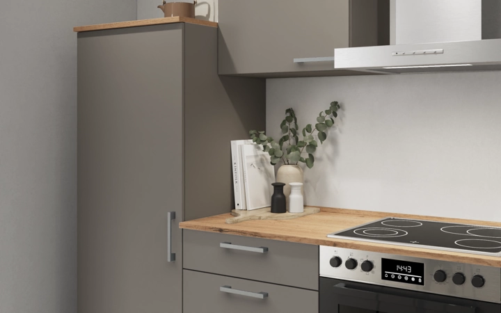 Nobilia SPA Galley kitchen 270 cm with appliances planning 14 2