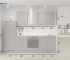 Nobilia SPA Galley kitchen 270 cm with appliances planning 14 5