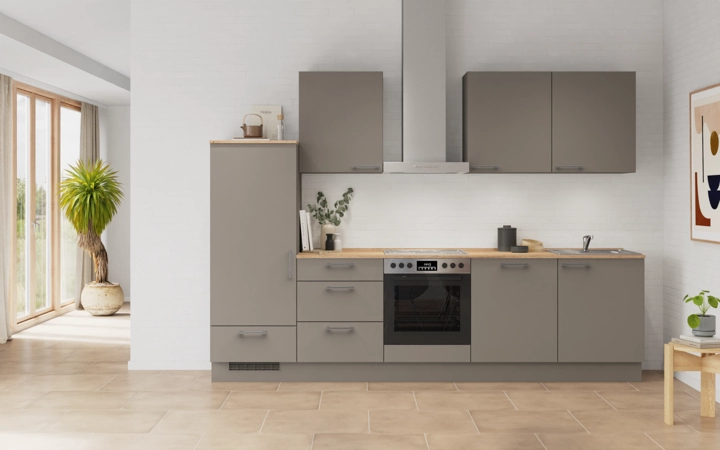 Nobilia SPA Galley kitchen 300 cm with appliances planning 14 0
