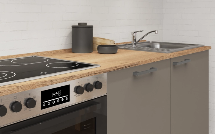 Nobilia SPA Galley kitchen 300 cm with appliances planning 14 3