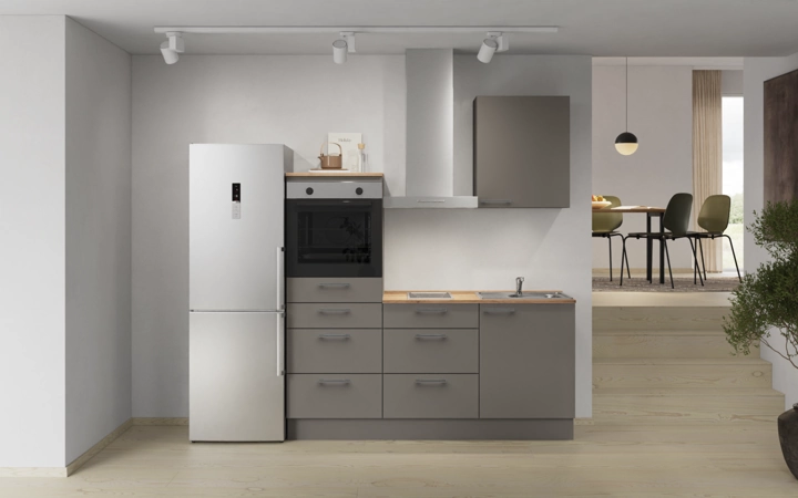 Nobilia SPA Galley kitchen 180 cm with appliances planning 15 0