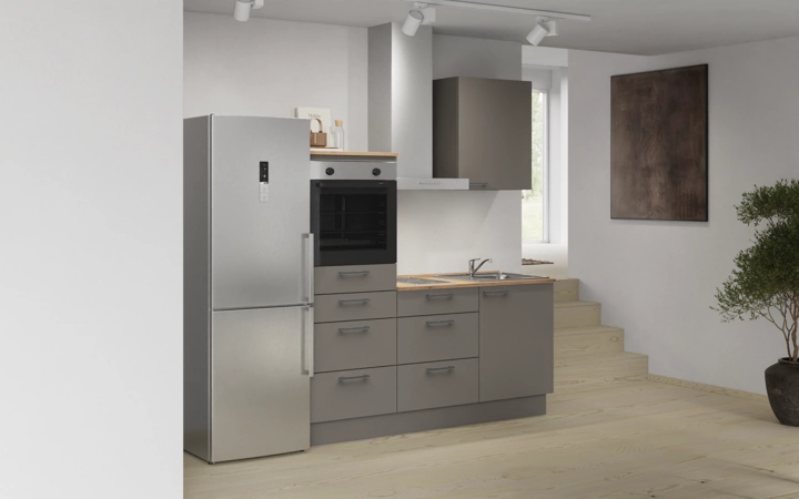 Nobilia SPA Galley kitchen 180 cm with appliances planning 15 1
