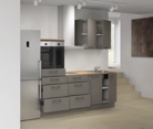 Nobilia SPA Galley kitchen 210 cm with appliances planning 15 4