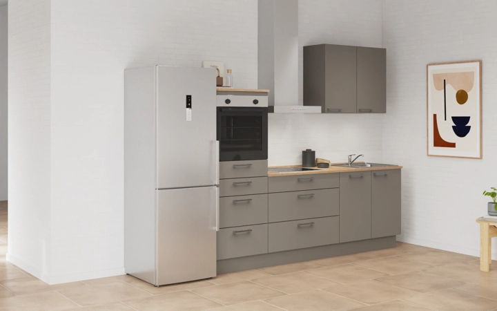 Nobilia SPA Galley kitchen 240 cm with appliances planning 15 1