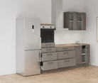 Nobilia SPA Galley kitchen 240 cm with appliances planning 15 4