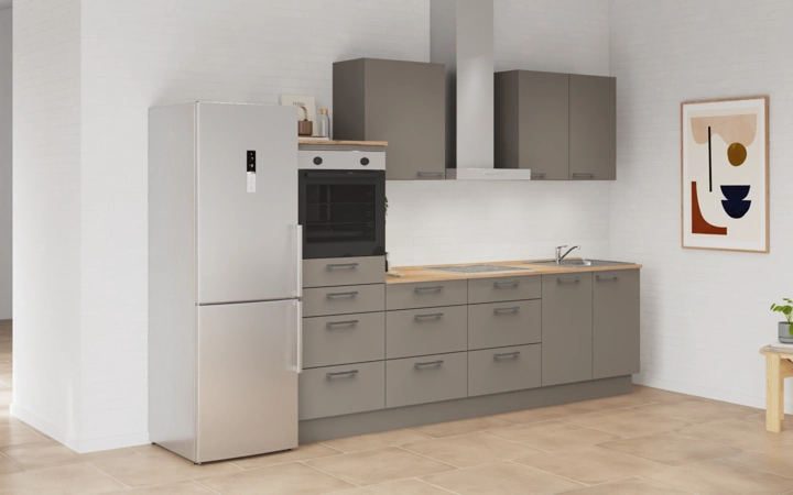 Nobilia SPA Galley kitchen 270 cm with appliances planning 15 1