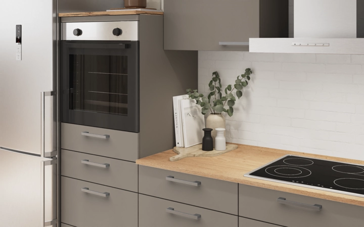 Nobilia SPA Galley kitchen 270 cm with appliances planning 15 2