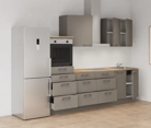 Nobilia SPA Galley kitchen 270 cm with appliances planning 15 4