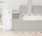 Nobilia SPA Galley kitchen 270 cm with appliances planning 15 5