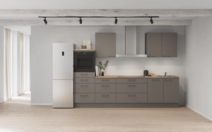 Nobilia SPA Galley kitchen 300 cm with appliances planning 15 0