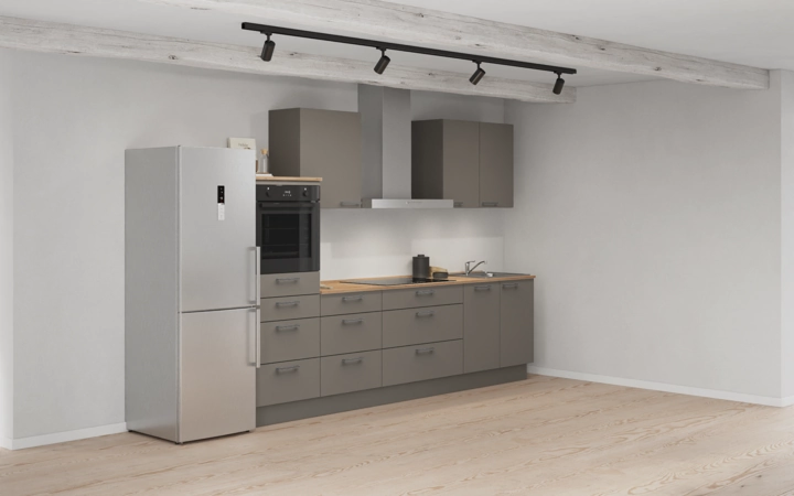 Nobilia SPA Galley kitchen 300 cm with appliances planning 15 1