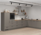 Nobilia SPA L-shaped kitchen 366,6 cm x 246,6 cm with appliances planning 16 1