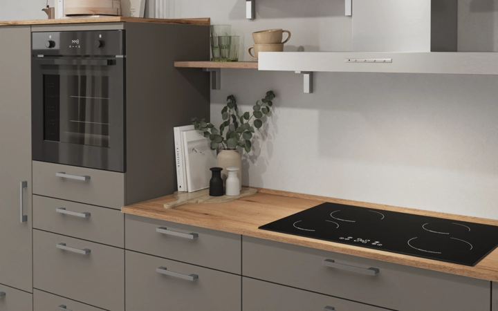 Nobilia SPA L-shaped kitchen 366,6 cm x 246,6 cm with appliances planning 16 2