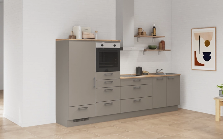 Nobilia SPA Galley kitchen 300 cm with appliances planning 16 1