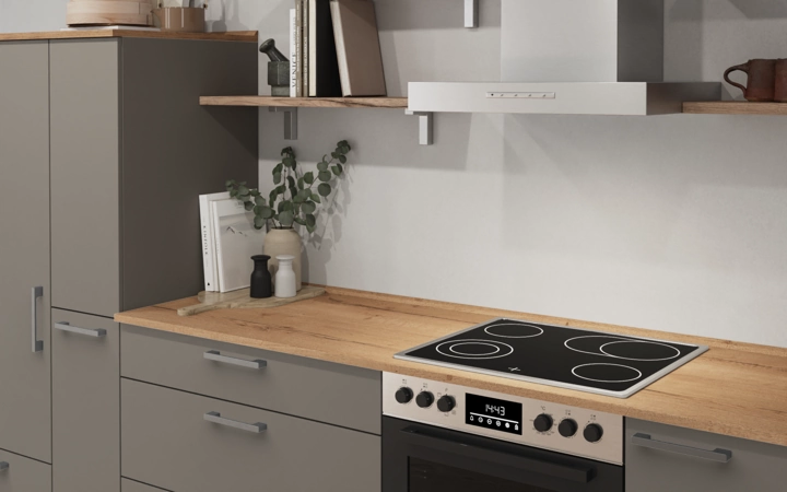 Nobilia SPA L-shaped kitchen 366,6 cm x 246,6 cm with appliances planning 17 2