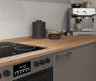 Nobilia SPA L-shaped kitchen 366,6 cm x 246,6 cm with appliances planning 17 3
