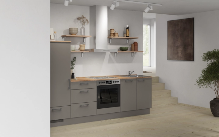 Nobilia SPA Galley kitchen 270 cm with appliances planning 17 1