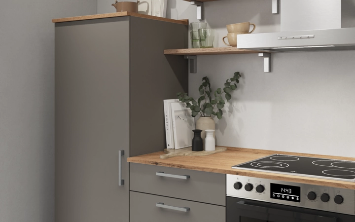 Nobilia SPA Galley kitchen 270 cm with appliances planning 17 2