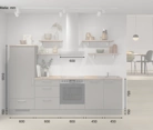 Nobilia SPA Galley kitchen 270 cm with appliances planning 17 5