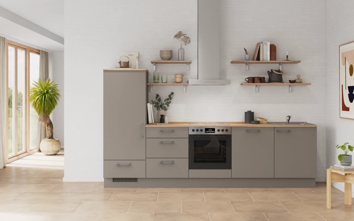 Nobilia SPA Galley kitchen 300 cm with appliances planning 17 0