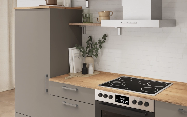 Nobilia SPA Galley kitchen 300 cm with appliances planning 17 2