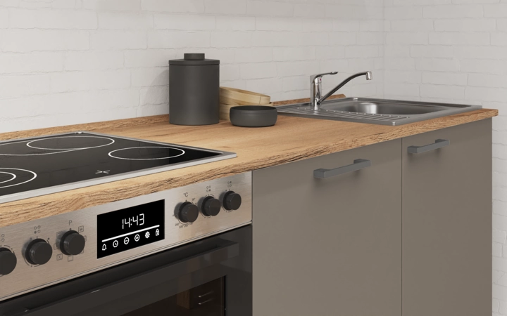 Nobilia SPA Galley kitchen 300 cm with appliances planning 17 3
