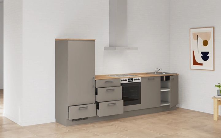 Nobilia SPA Galley kitchen 300 cm with appliances planning 17 4