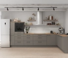 Nobilia SPA L-shaped kitchen 366,6 cm x 246,6 cm with appliances planning 18 0