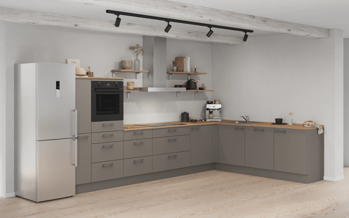 Nobilia SPA L-shaped kitchen 366,6 cm x 246,6 cm with appliances planning 18 1