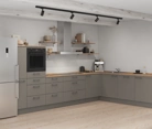 Nobilia SPA L-shaped kitchen 366,6 cm x 246,6 cm with appliances planning 18 1