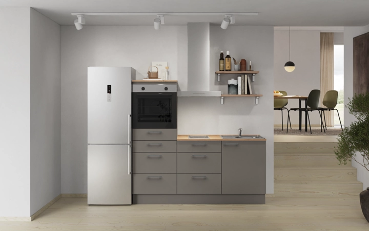 Nobilia SPA Galley kitchen 180 cm with appliances planning 18 0