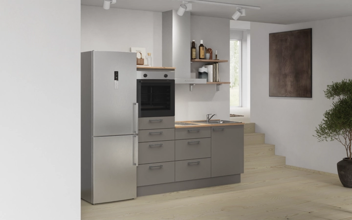 Nobilia SPA Galley kitchen 180 cm with appliances planning 18 1