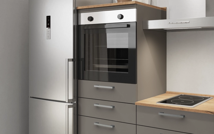 Nobilia SPA Galley kitchen 210 cm with appliances planning 18 2