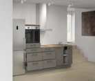 Nobilia SPA Galley kitchen 210 cm with appliances planning 18 4