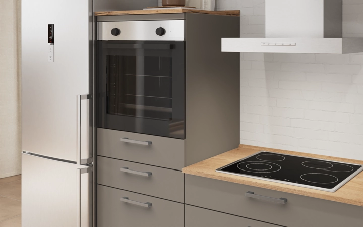 Nobilia SPA Galley kitchen 240 cm with appliances planning 18 2