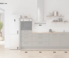 Nobilia SPA Galley kitchen 270 cm with appliances planning 18 5