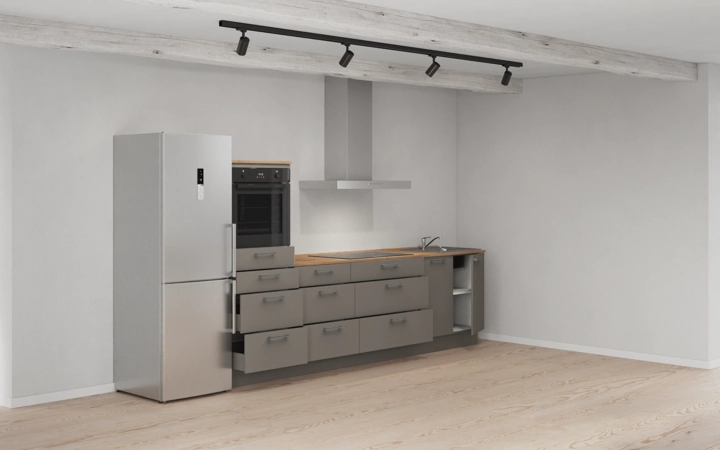 Nobilia SPA Galley kitchen 300 cm with appliances planning 18 4