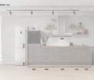 Nobilia SPA Galley kitchen 300 cm with appliances planning 18 5