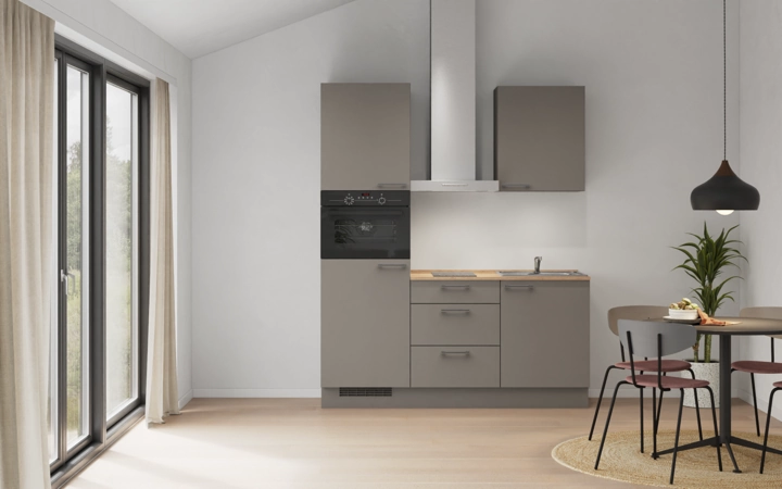 Nobilia SPA Galley kitchen 180 cm with appliances planning 2 0