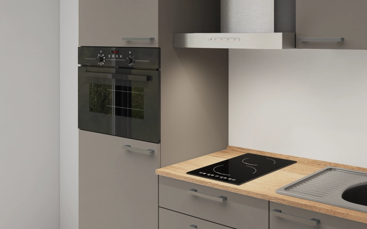 Nobilia SPA Galley kitchen 180 cm with appliances planning 2 2