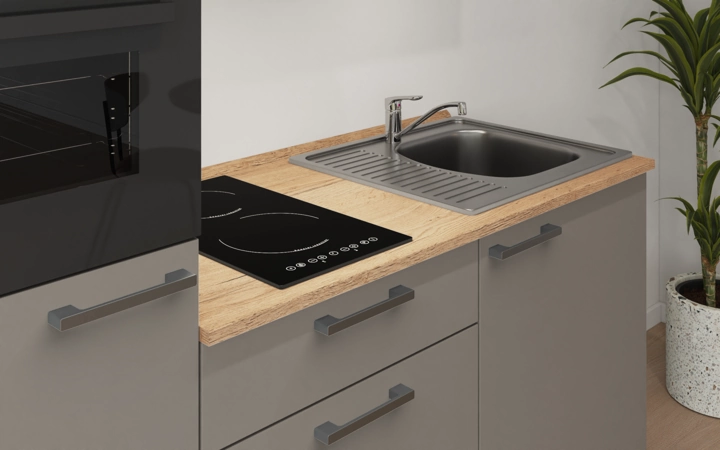 Nobilia SPA Galley kitchen 180 cm with appliances planning 2 3