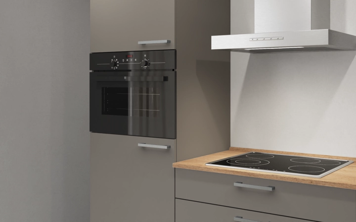 Nobilia SPA Galley kitchen 240 cm with appliances planning 2 2