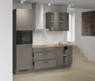 Nobilia SPA Galley kitchen 240 cm with appliances planning 2 4
