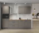 Nobilia SPA Galley kitchen 270 cm with appliances planning 2 0