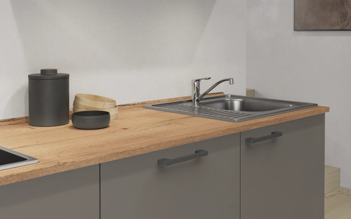 Nobilia SPA Galley kitchen 270 cm with appliances planning 2 3