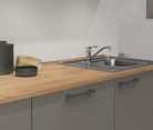 Nobilia SPA Galley kitchen 270 cm with appliances planning 2 3