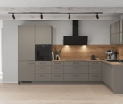 Nobilia SPA L-shaped kitchen 366,6 cm x 246,6 cm with appliances planning 3 0