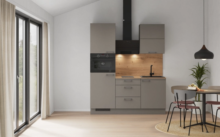 Nobilia SPA Galley kitchen 180 cm with appliances planning 3 0
