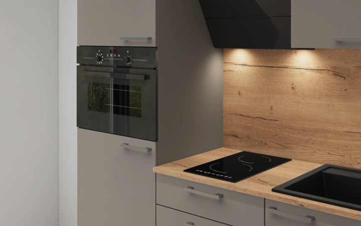 Nobilia SPA Galley kitchen 180 cm with appliances planning 3 2