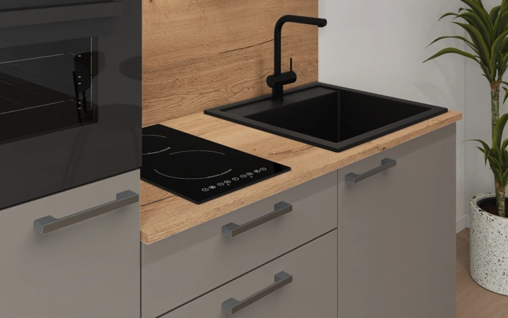 Nobilia SPA Galley kitchen 180 cm with appliances planning 3 3